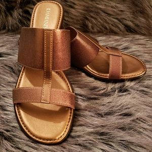 Damiani's Wedge Sandals | Bronze | 7 | A1256